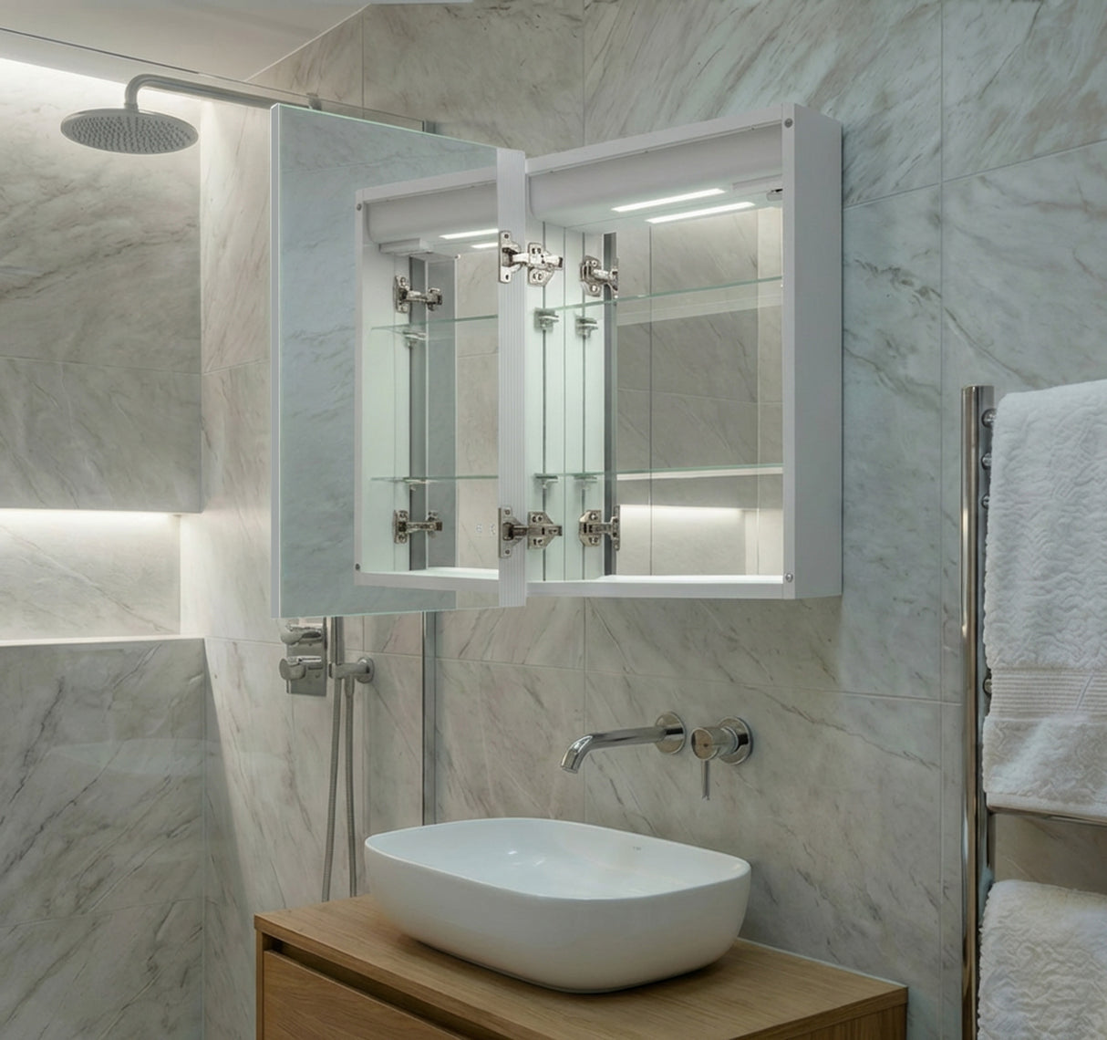 Lumin Single Door Demist Cabinet