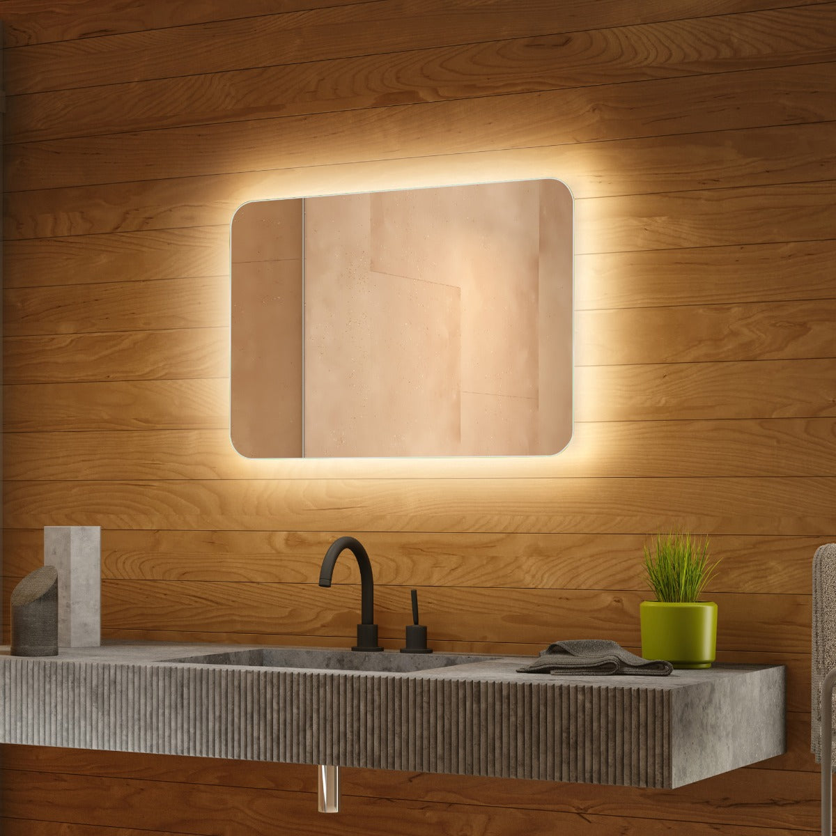 Sophia Backlit Bathroom Mirror