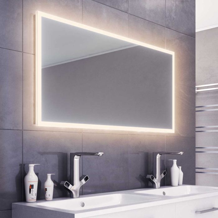 Aeris Edgelit Bathroom Mirror (Shaver)