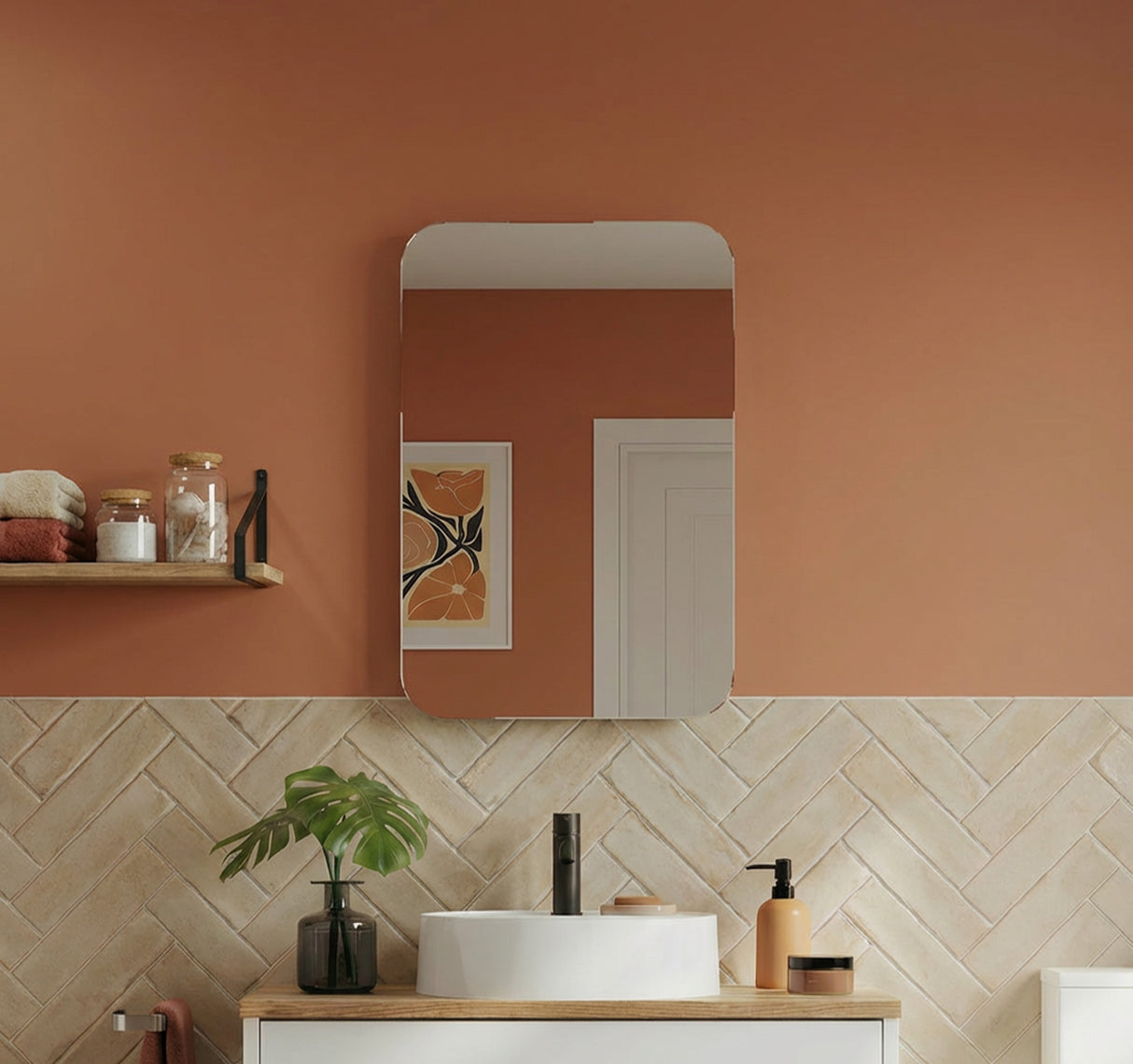 Scarlett Backlit Bathroom Mirror (Slim)