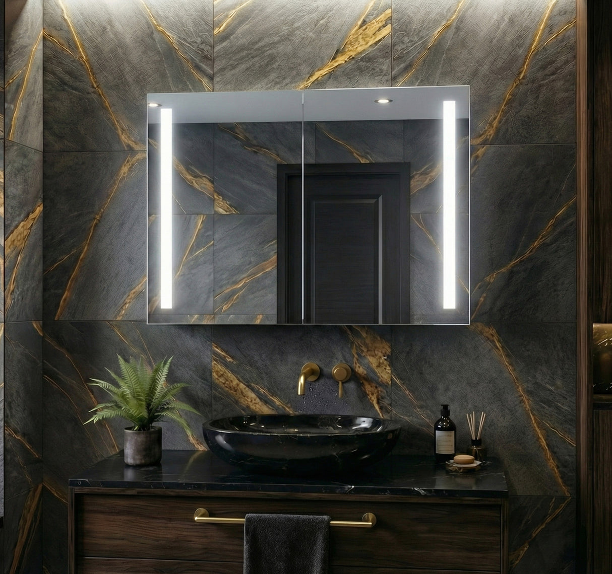 Lumin Two Door Demist Cabinet