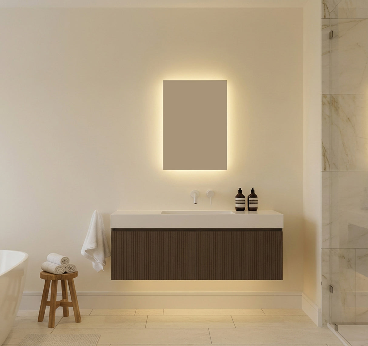 Sinead Backlit Bathroom Mirror (Slim)
