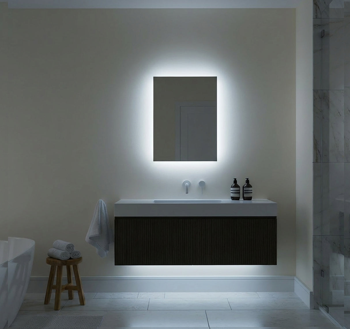 Sinead Backlit Bathroom Mirror (Slim)