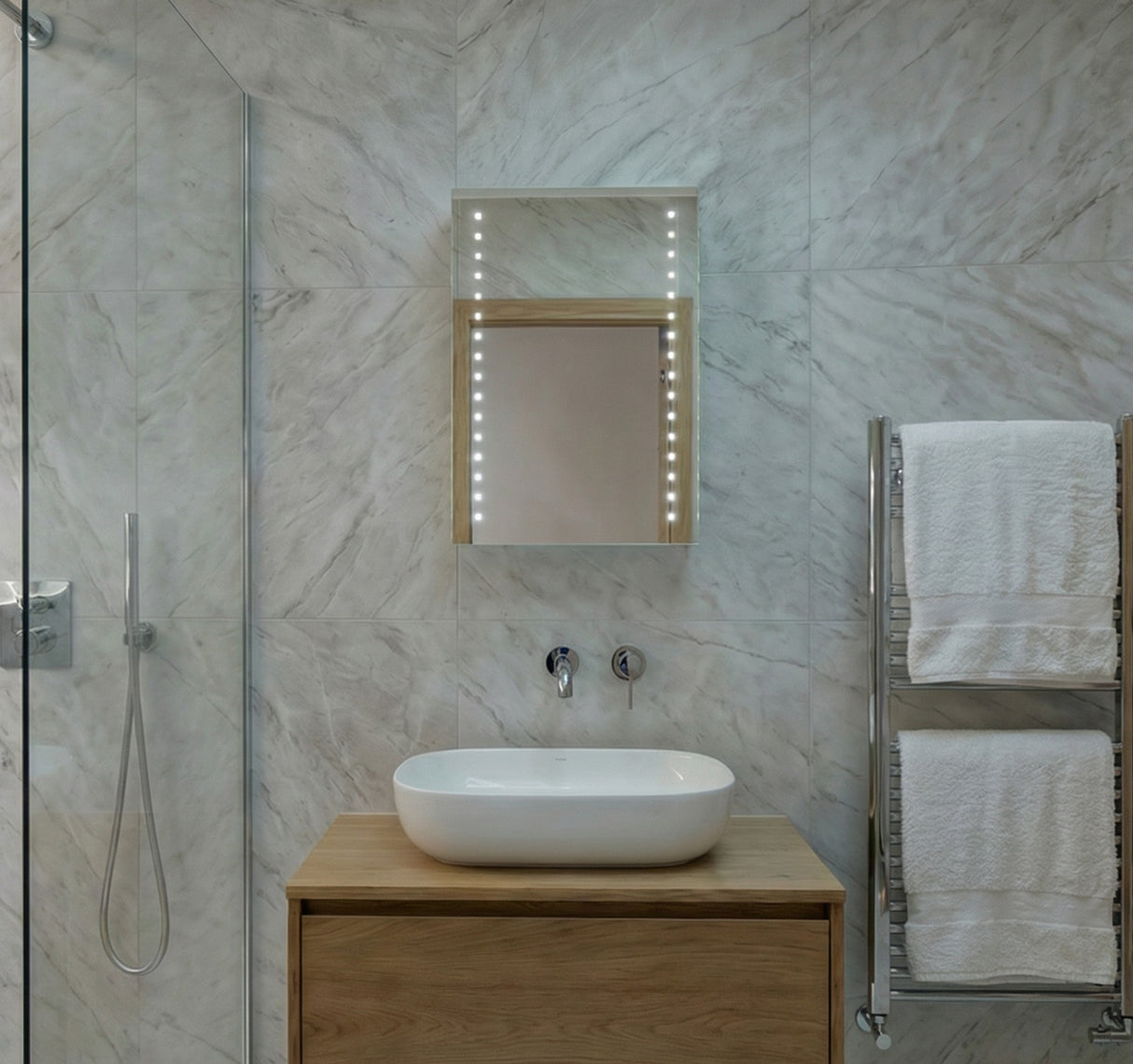 Pristina Single Door Demist Cabinet