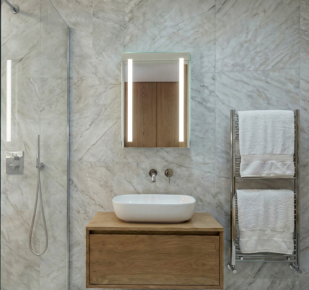 Lumin Single Door Demist Cabinet