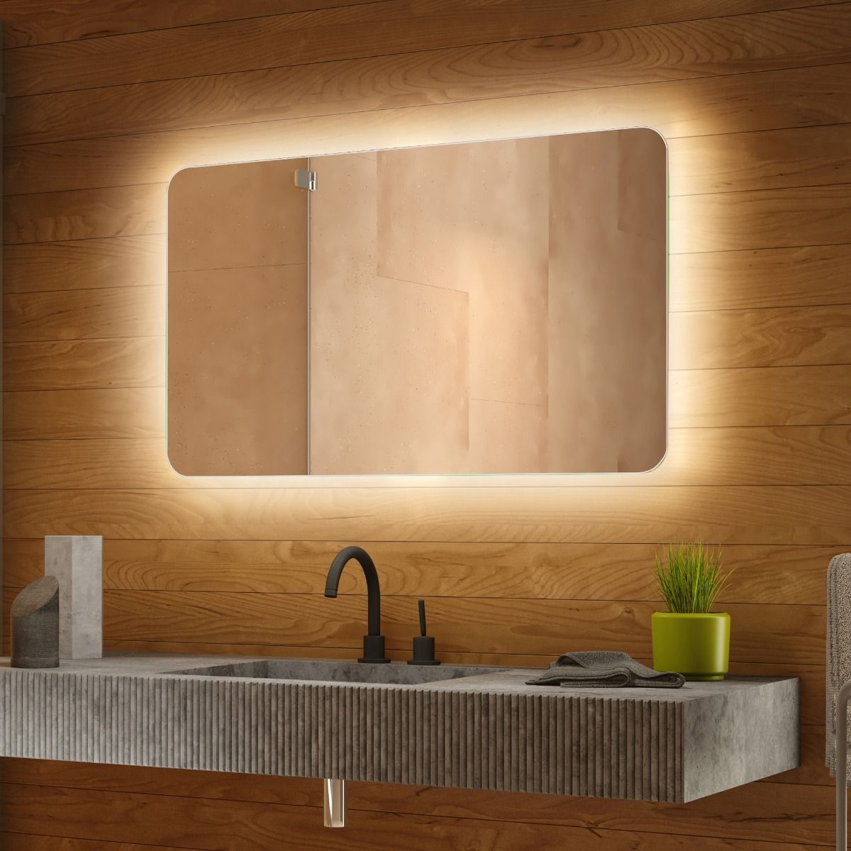 Sophia Backlit Bathroom Mirror
