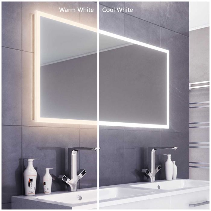 Aeris Edgelit Bathroom Mirror (Shaver)