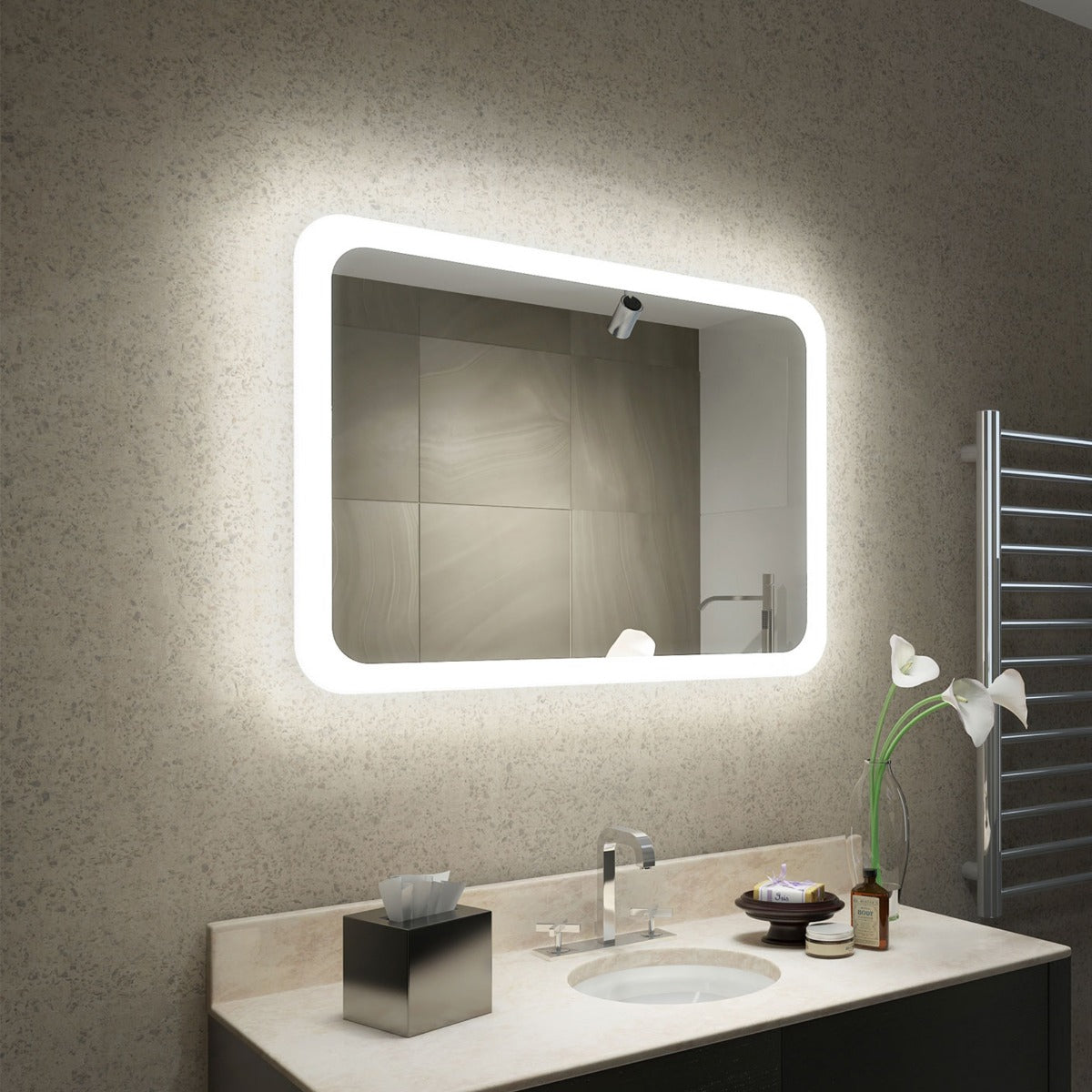 Anna LED Light Bathroom Mirror