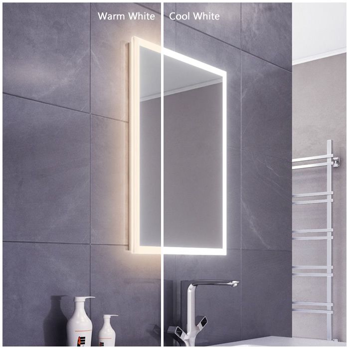 Aeris Edgelit Bathroom Mirror (Shaver)