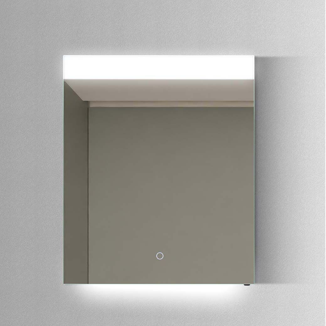 Iris Top Light Mirror with Ambient Underlight