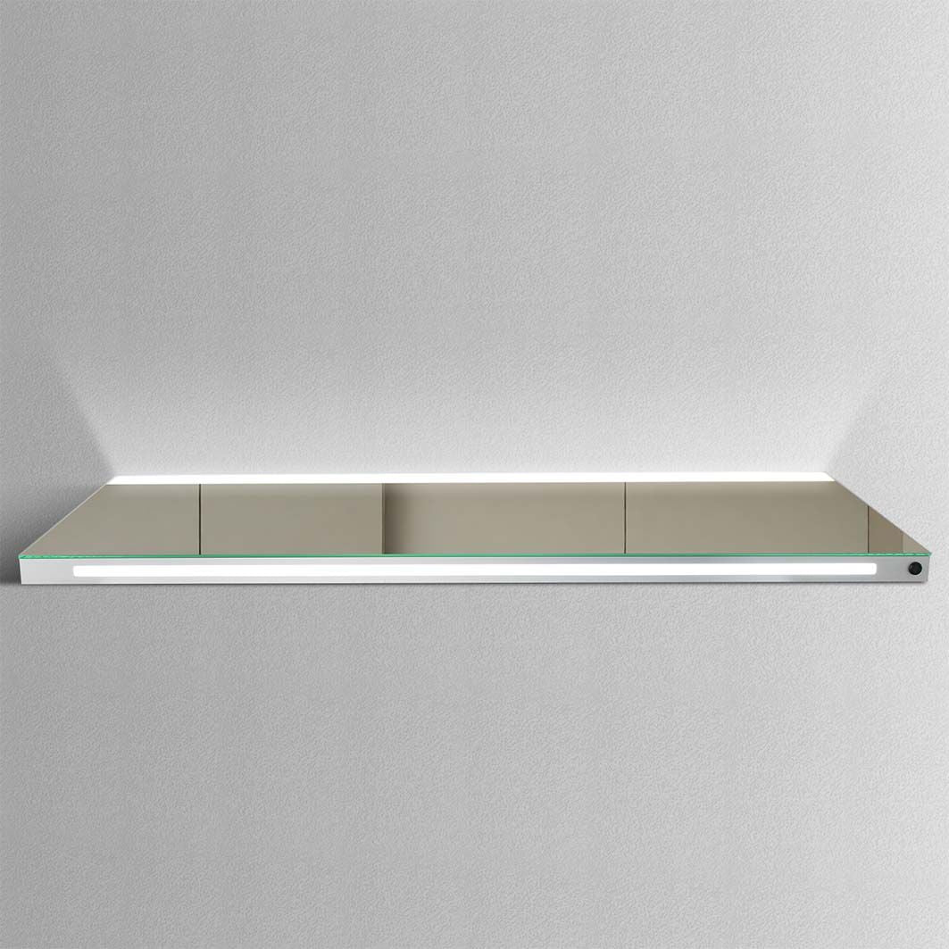 Iris Top Light Mirror with Ambient Underlight