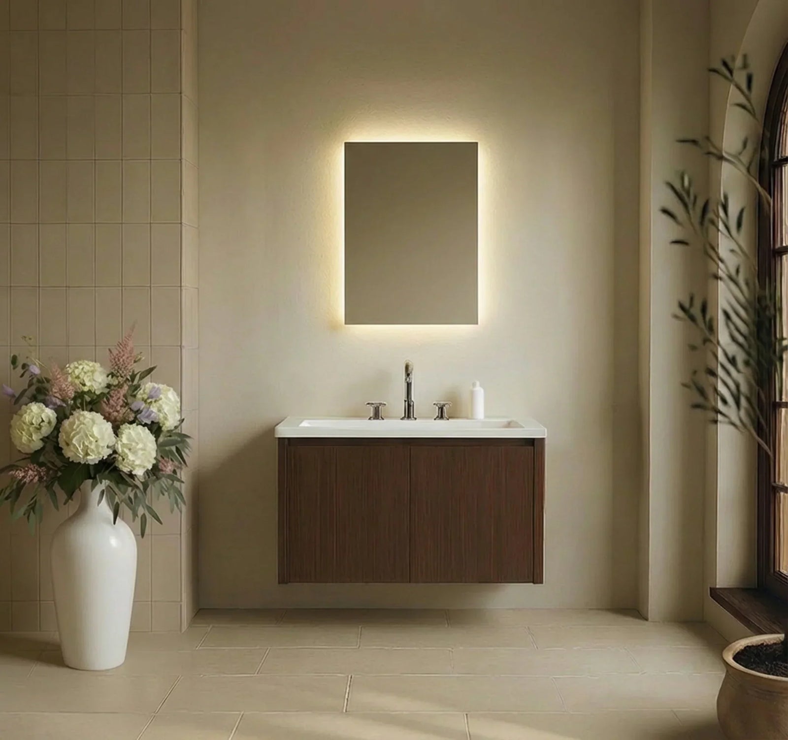How the Height of Your Bathroom Mirror Affects Comfort and Clarity