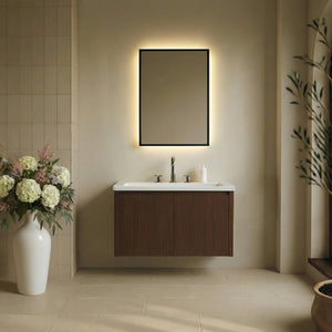 Black Frame Bathroom Mirrors
