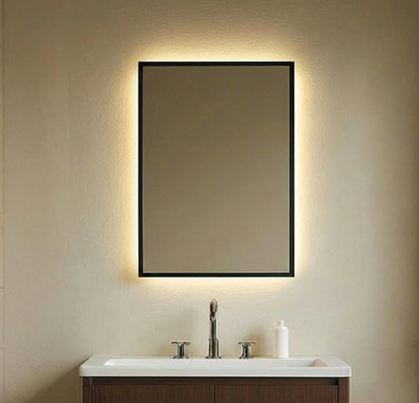 Black Frame Bathroom Mirrors
