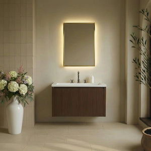 Brass Frame Bathroom Mirrors