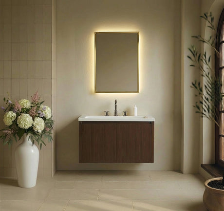 Brass Frame Bathroom Mirrors