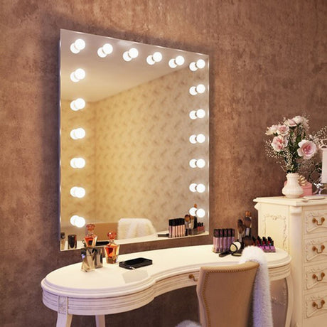 Starlet Wallmount Hollywood Mirror