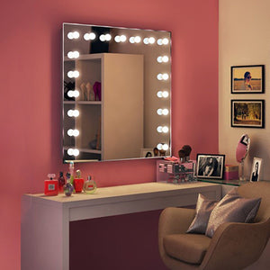 Starlet Wallmount Hollywood Mirror