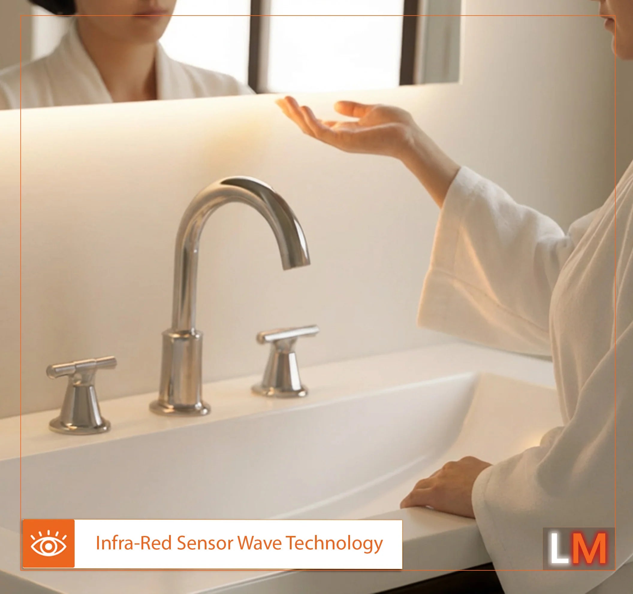 Victoria Backlit Bathroom Mirror (Shaver)