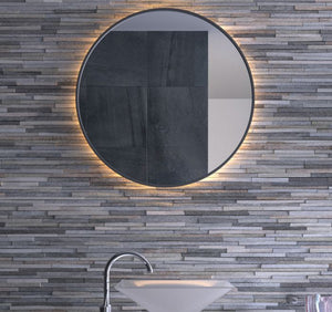 Juliette Round Backlit Bathroom Mirror (Shaver)