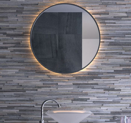 Juliette Round Backlit Bathroom Mirror (Shaver)