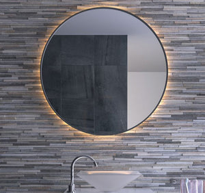 Juliette Round Backlit Bathroom Mirror (Shaver)