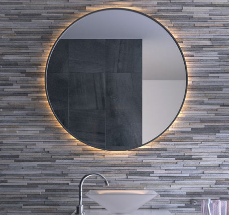 Juliette Round Backlit Bathroom Mirror (Shaver)