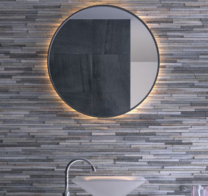 Juliette Round Backlit Bathroom Mirror (Shaver)