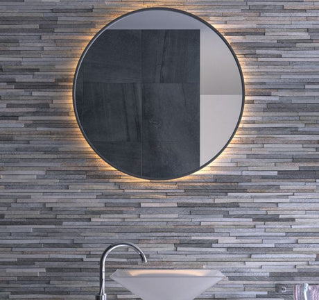 Juliette Round Backlit Bathroom Mirror (Shaver)