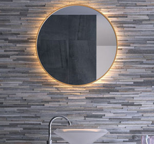 Juliette Round Backlit Bathroom Mirror (Shaver)