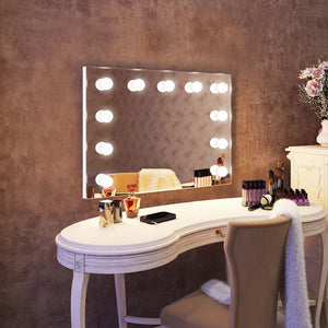 Starlet Wallmount Hollywood Mirror