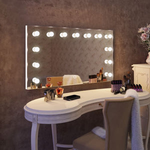 Starlet Wallmount Hollywood Mirror