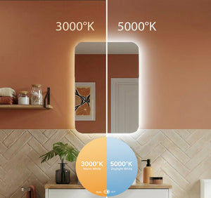 Scarlett Backlit Bathroom Mirror (Slim)