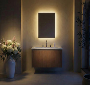 Victoria Backlit Bathroom Mirror (Shaver)