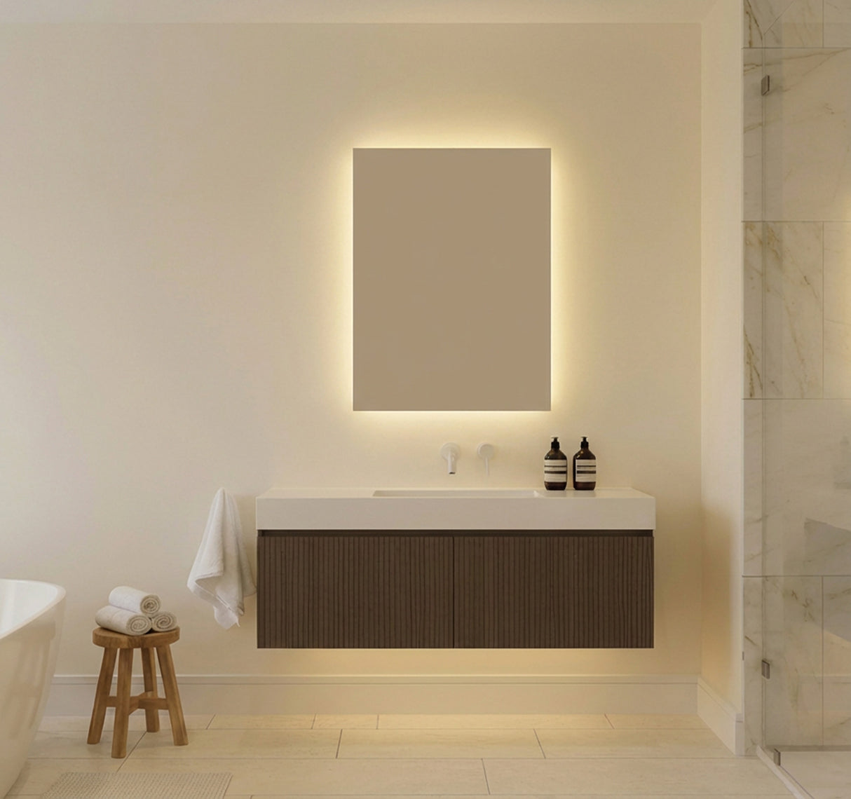 Sinead Backlit Bathroom Mirror (Slim)