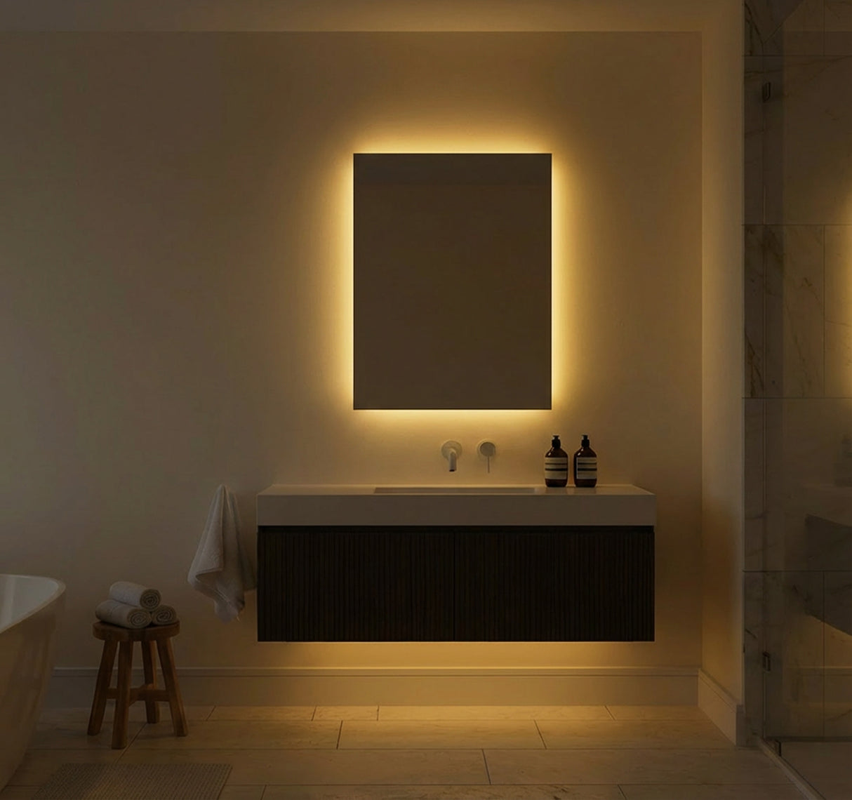 Sinead Backlit Bathroom Mirror (Slim)