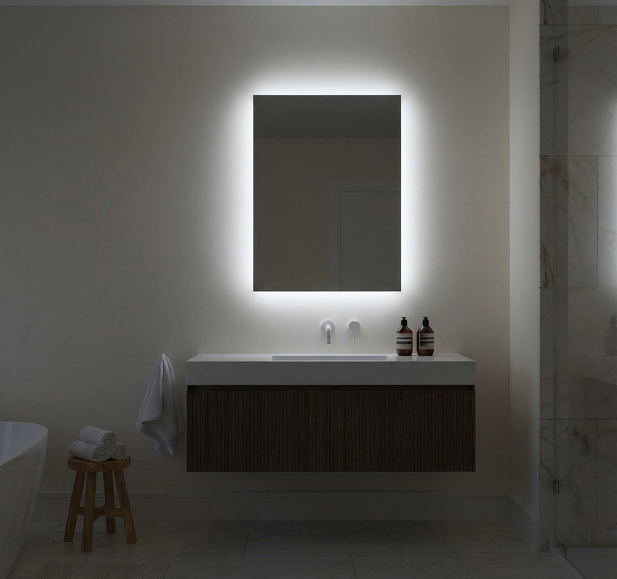 Sinead Backlit Bathroom Mirror (Slim)