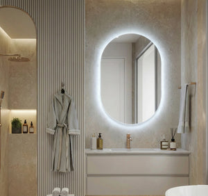 Maria Pill Backlit Bathroom Mirror (Shaver)