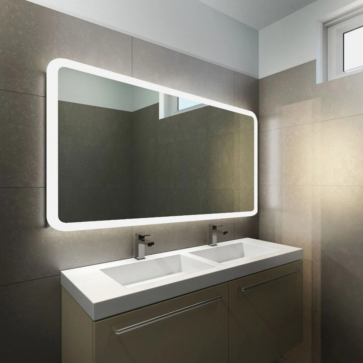 Anna LED Light Bathroom Mirror