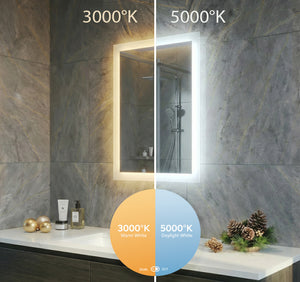 Eden LED Light Bathroom Mirror (Slim)