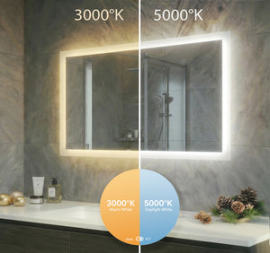 Eden LED Light Bathroom Mirror (Slim)