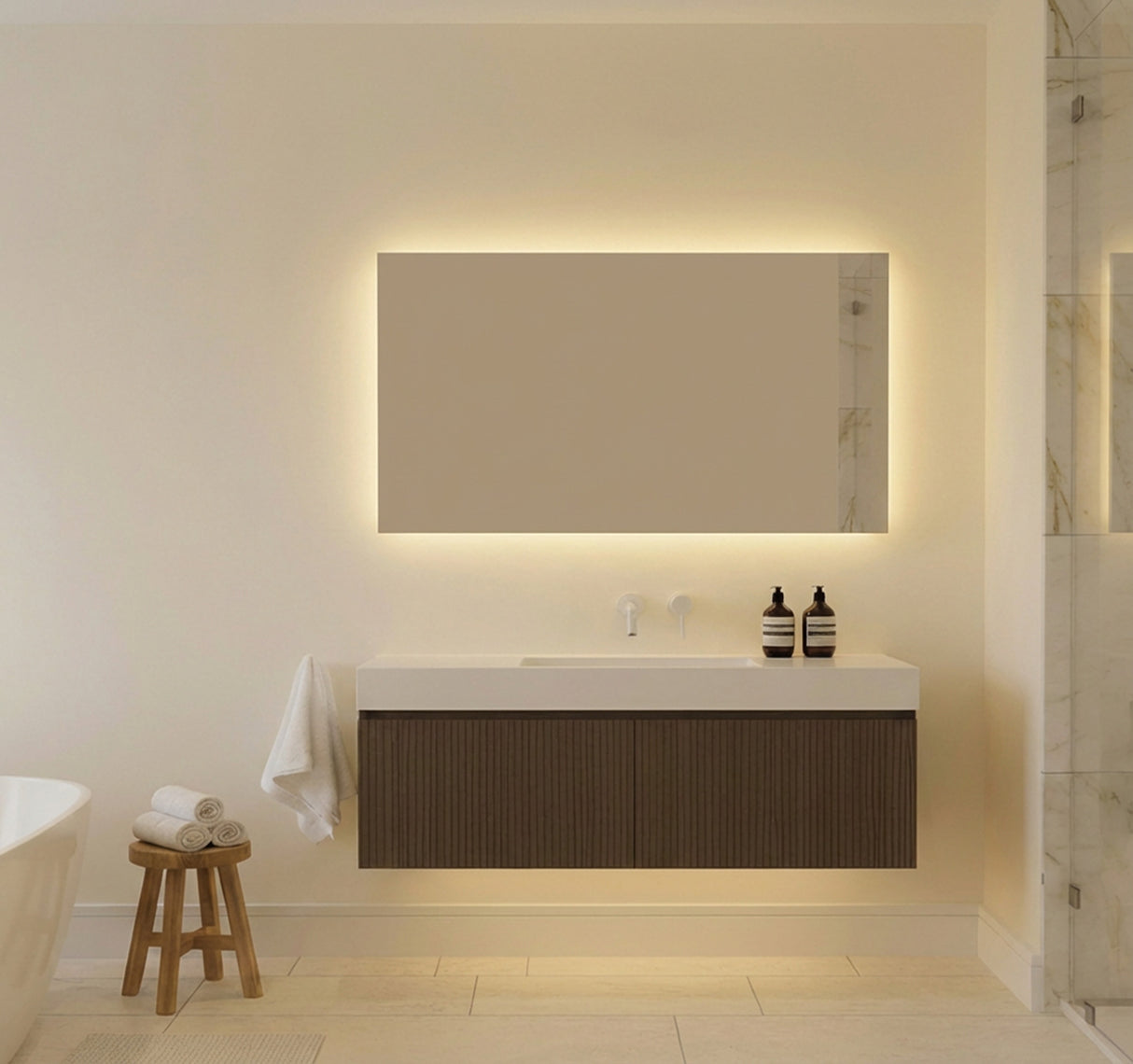 Sinead Backlit Bathroom Mirror (Slim)