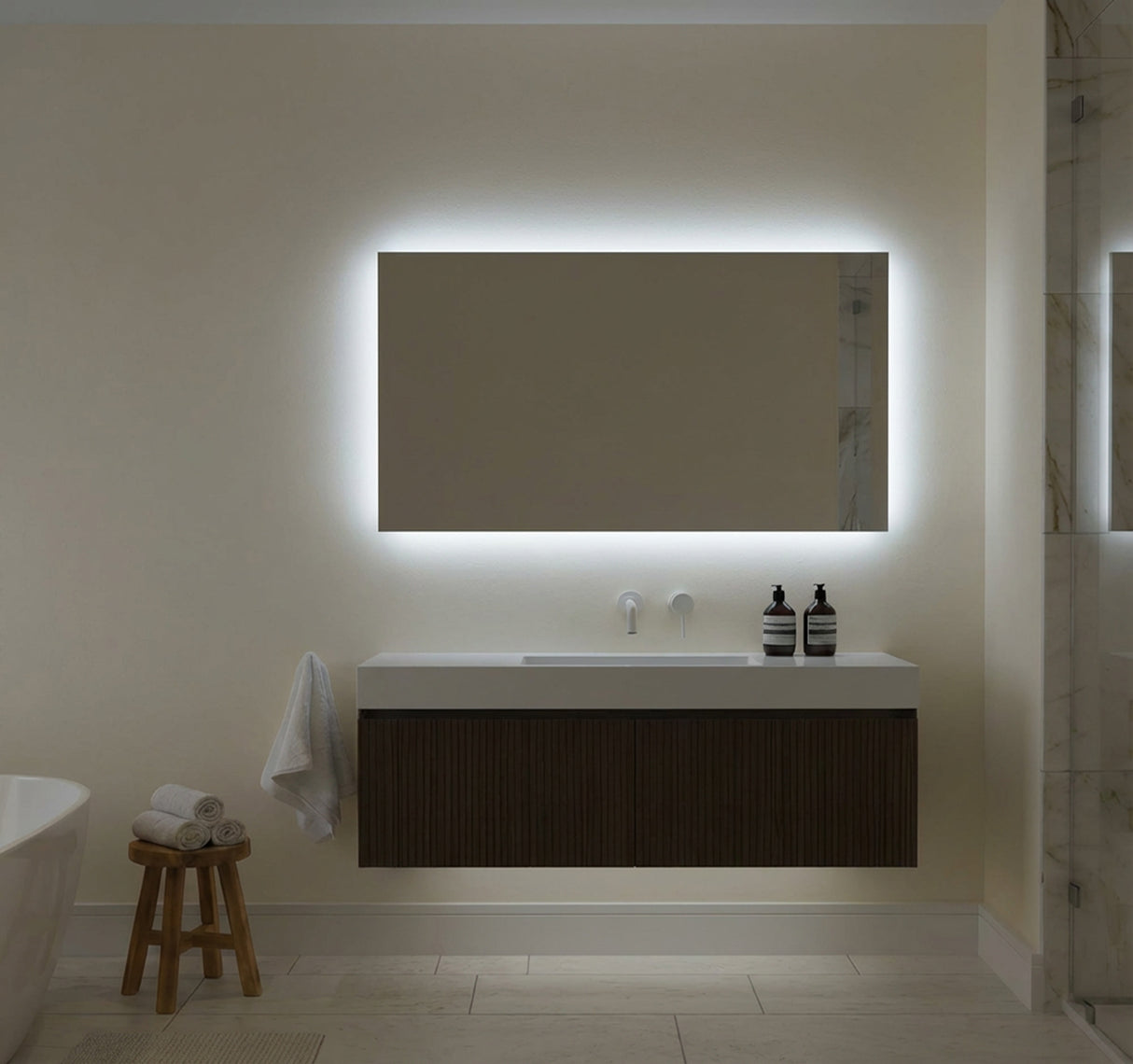 Sinead Backlit Bathroom Mirror (Slim)