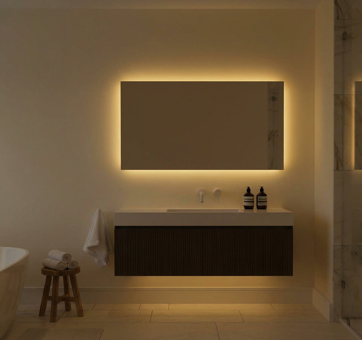 Sinead Backlit Bathroom Mirror (Slim)