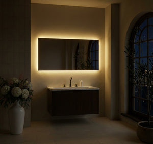 Victoria Backlit Bathroom Mirror (Shaver)