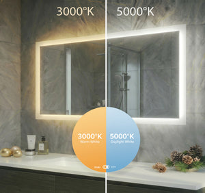Eden LED Light Bathroom Mirror (Slim)