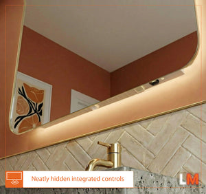 Scarlett Backlit Bathroom Mirror (Slim)