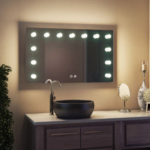 Glamora Bathroom Hollywood Mirror