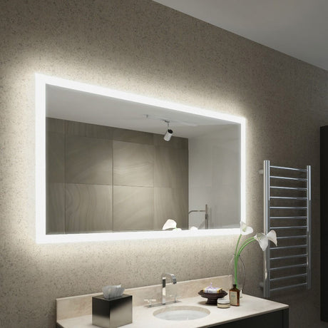 Aeris Edgelit Bathroom Mirror
