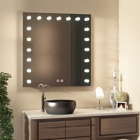 Glamora Bathroom Hollywood Mirror